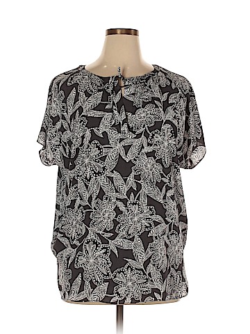 Ann Taylor LOFT Short Sleeve Blouse (view 1)