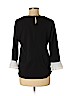 KARL Karl Lagerfeld Black 3/4 Sleeve Top Size M - photo 2