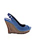 Jessica Simpson Blue Wedges Size 6 1/2 - photo 1