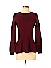 Neiman Marcus 100% Cashmere Burgundy Cashmere Pullover Sweater Size S - photo 1