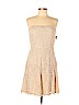 Diane von Furstenberg Tan Cocktail Dress Size 12 - photo 1