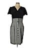 Badgley Mischka 100% Silk Black Casual Dress Size 12 - photo 1