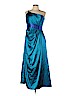 Bari Jay 100% Polyester Blue Cocktail Dress Size 14 - photo 1