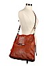 B Makowsky Orange Leather Crossbody Bag One size - photo 2