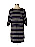Ann Taylor LOFT Gray Casual Dress Size S (petite) - photo 1