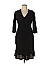 Alexander McQueen 100% Silk Black Casual Dress Size EU 46 / US 16 - photo 1