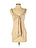 New York & Company 100% Silk Tan Sleeveless Silk Top Size 2 - photo 1