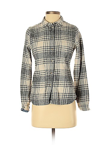 American Eagle Outfitters Long Sleeve Button-Down Shirt (view 1)