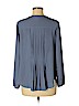 Banana Republic Factory Store 100% Polyester Blue Long Sleeve Blouse Size M (petite) - photo 2