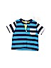 Gymboree 100% Cotton Stripes Blue Short Sleeve Henley Size 12-18 mo - photo 1