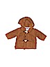 Baby Boden Solid Brown Fleece Jacket Size 3-6 mo - photo 1