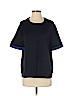 Acne Studios 100% Viscose Black Short Sleeve Blouse Size EU 36 / US 6 - photo 1