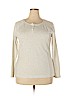 Eddie Bauer 100% Polyester White Long Sleeve Top Size 2X - photo 1