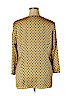 Bass 100% Polyester Gold Long Sleeve Blouse Size XL - photo 2