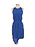 Banana Republic 100% Silk Blue Casual Dress Size 2 (petite) - photo 1