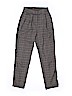 Assorted Brands 100% Polyester Plaid Gray Casual Pants Size 10 - photo 1