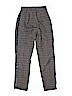 Assorted Brands 100% Polyester Plaid Gray Casual Pants Size 10 - photo 2