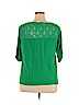 Jones New York Green 3/4 Sleeve Top Size 1X - photo 2