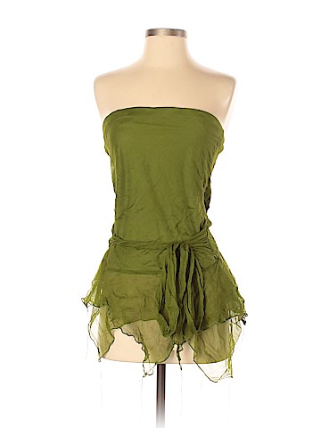 Bebe Sleeveless Silk Top (view 1)