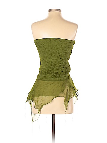 Bebe Sleeveless Silk Top (view 2)