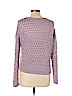 Halogen 100% Acrylic Purple Pullover Sweater Size L (petite) - photo 2