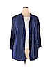 Cj Banks 100% Polyester Blue Cardigan Size 2X - photo 1
