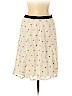 Ann Taylor LOFT 100% Polyester White Casual Skirt Size 6 (petite) - photo 1