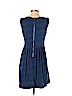 Ann Taylor LOFT 100% Cotton Blue Casual Dress Size 4 (petite) - photo 2