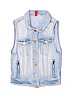 H&M 100% Cotton Blue Denim Jacket Size 6 - photo 1