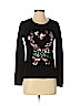 Karen Scott 100% Acrylic Black Pullover Sweater Size S (petite) - photo 1