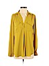 Ann Taylor 100% Polyester Green Long Sleeve Blouse Size S - photo 1