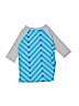 Lularoe Blue 3/4 Sleeve T-Shirt Size 4T - photo 2