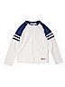 Gap Kids 100% Cotton Stripes White Long Sleeve Henley Size M (youth) - photo 1