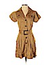 Diane von Furstenberg 100% Cotton Tan Casual Dress Size 4 - photo 1