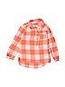 Old Navy Orange Long Sleeve Button-Down Shirt Size 5 - photo 1