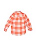 Old Navy Orange Long Sleeve Button-Down Shirt Size 5 - photo 2