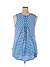 Molly & Isadora Blue Sleeveless Top Size 2X - photo 2