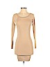 Bebe Tan Casual Dress Size S (petite) - photo 1