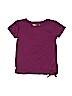 Assorted Brands Burgundy Short Sleeve Top Size 6 - 7 - photo 1