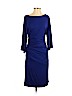 Lauren by Ralph Lauren Blue Casual Dress Size 6 - photo 1