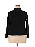 Lauren by Ralph Lauren 100% Cotton Black Turtleneck Sweater Size 2X - photo 1
