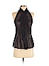 Vince. 100% Cotton Black Sleeveless Blouse Size 6 - photo 1
