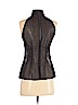 Vince. 100% Cotton Black Sleeveless Blouse Size 6 - photo 2