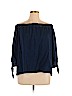 Ann Taylor LOFT 100% Lyocell Blue 3/4 Sleeve Blouse Size XL - photo 1