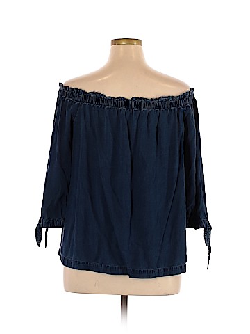 Ann Taylor LOFT 3/4 Sleeve Blouse (view 2)