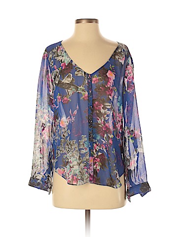 Bebe Long Sleeve Blouse (view 1)