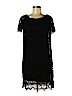 Velvet Black Casual Dress Size M - photo 1