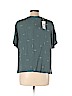 North of West 100% Rayon Teal Short Sleeve Blouse Size L - photo 2