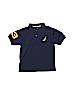 Nautica 100% Polyester Blue Short Sleeve Polo Size 4 - photo 1