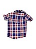 Carter's 100% Cotton Plaid Blue Short Sleeve Button-Down Shirt Size 7 - photo 2